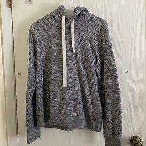 Plane grey spotted hoodie